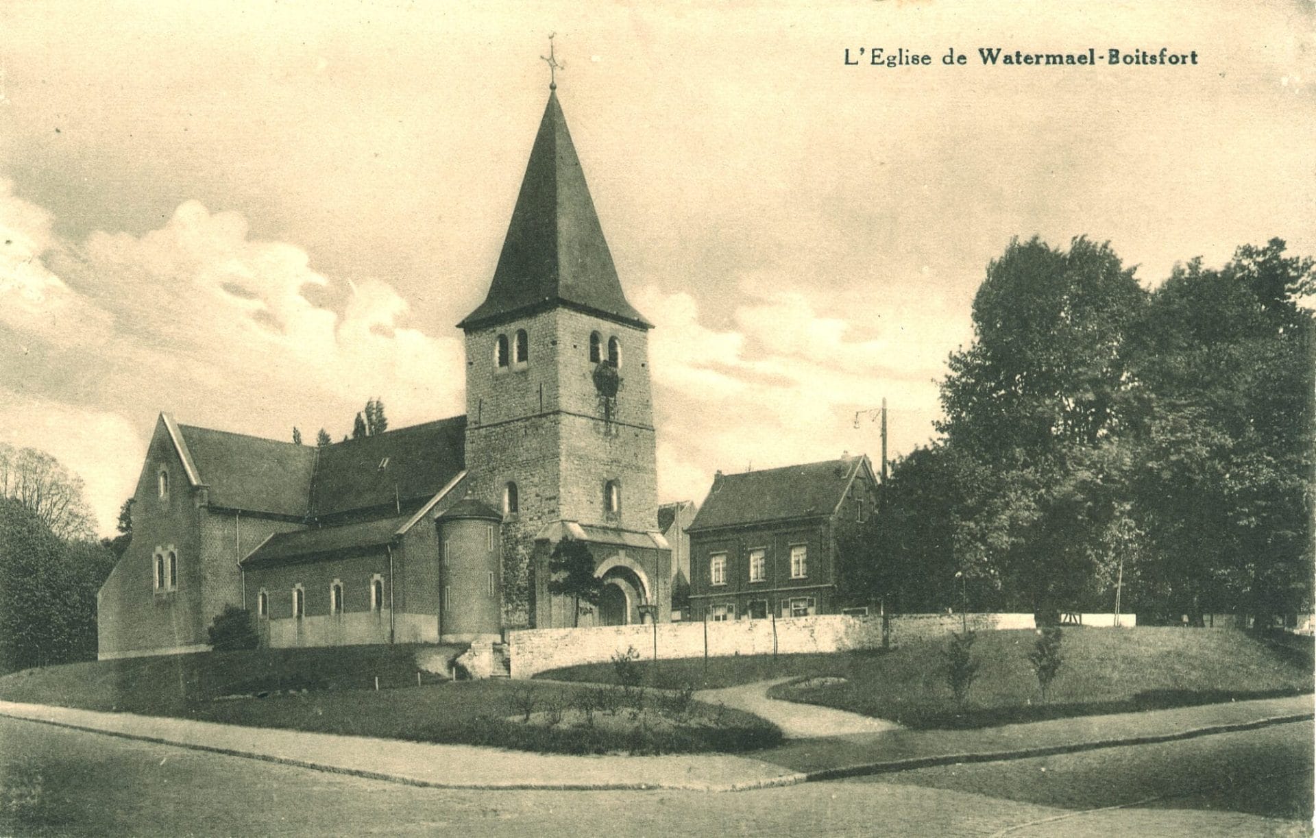Eglise Saint-Clément - Carte postale Ed. Ligue touristique, années 1930.