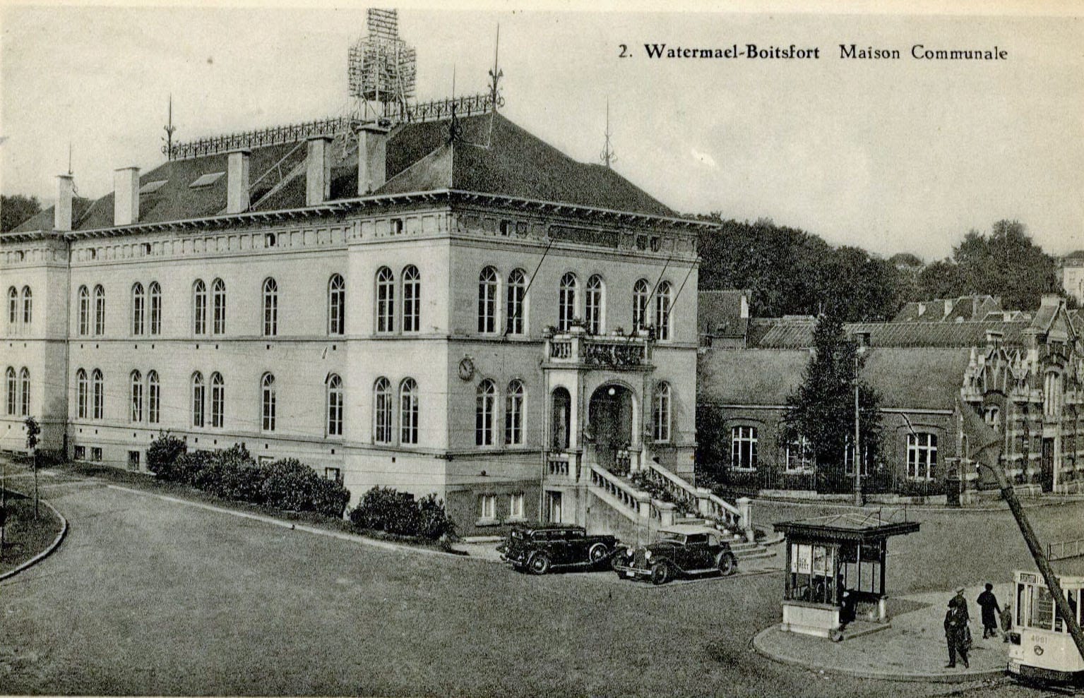 La Maison communale, CP, années 1940-50